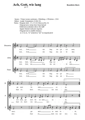 Ach Gott, wie lang