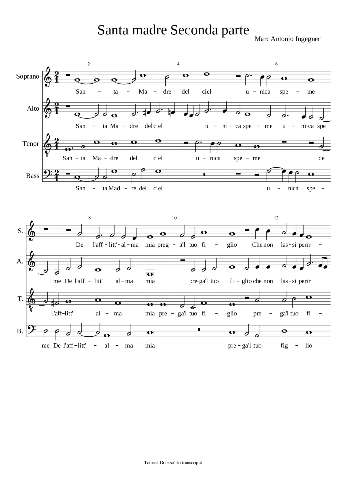 Santa madre del ciel (seconda parte) - Page 1