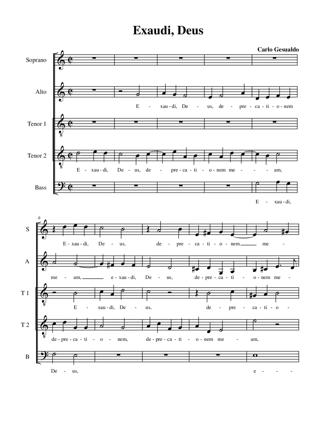 Exaudi Deus - Page 1