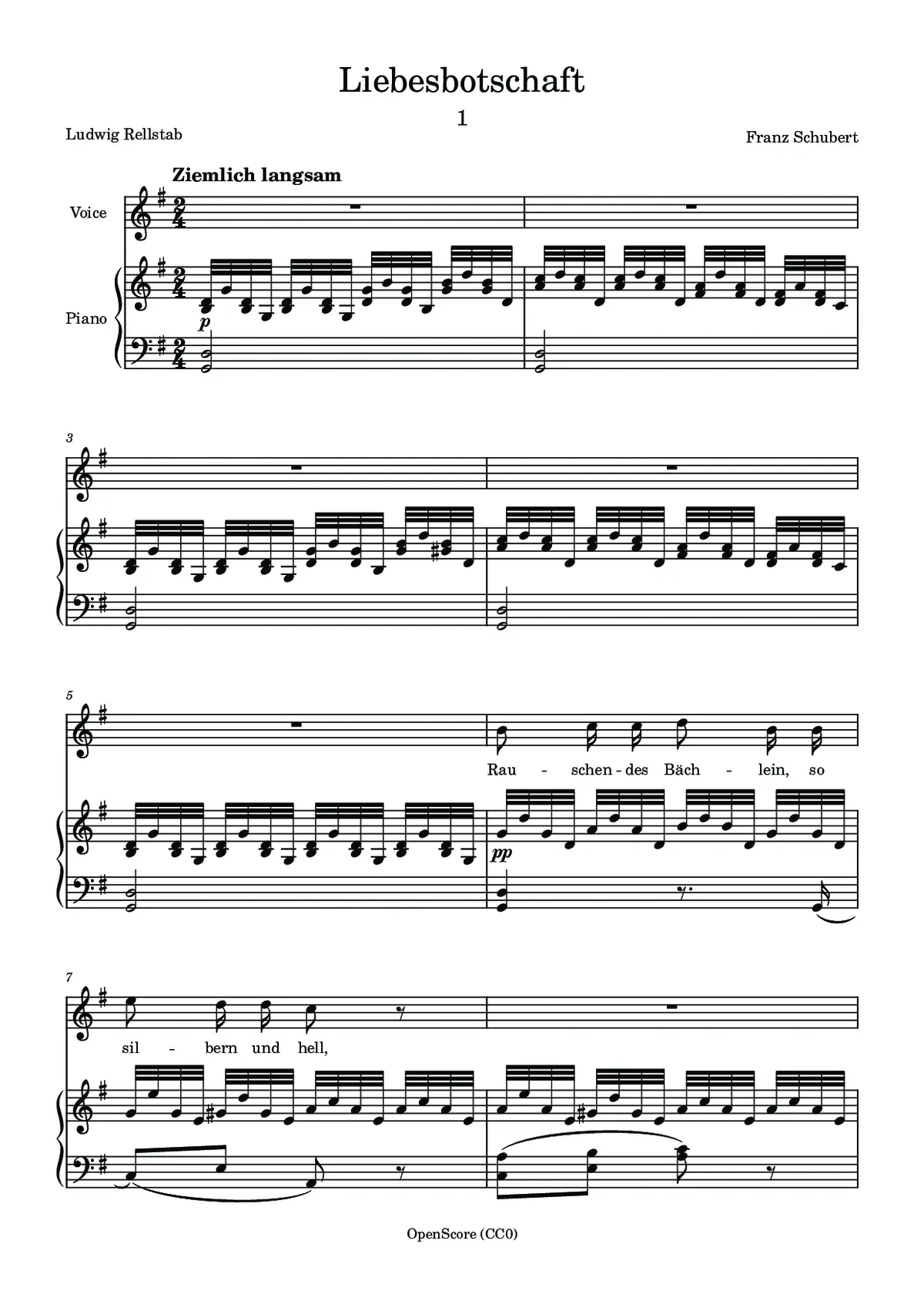 Liebesbotschaft - Page 1