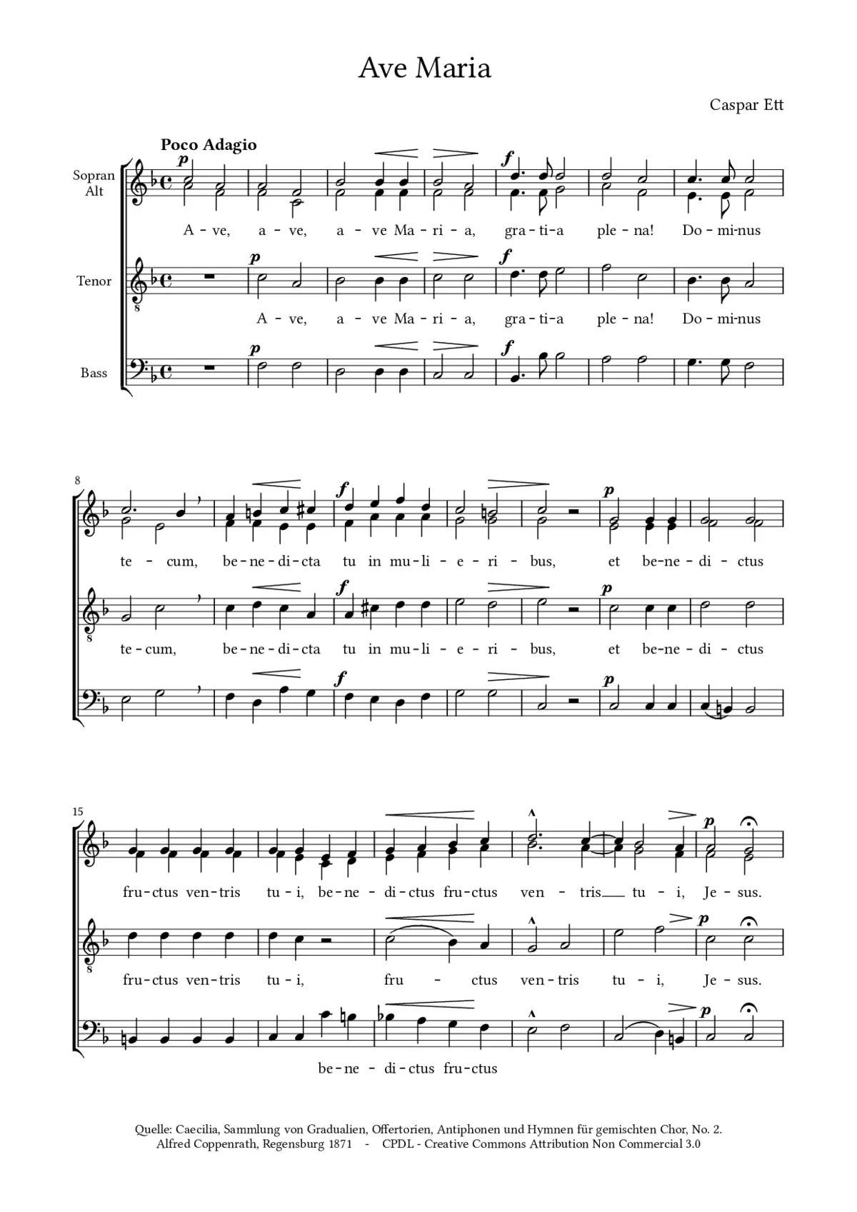 Ave Maria - Page 1