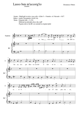 Lasso ben m'accorg'io