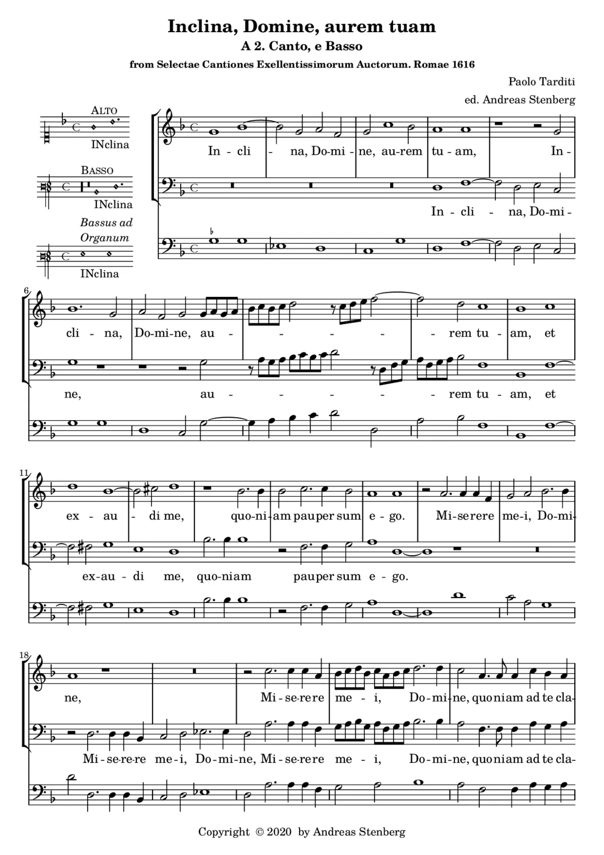 Inclina Domine - Page 1
