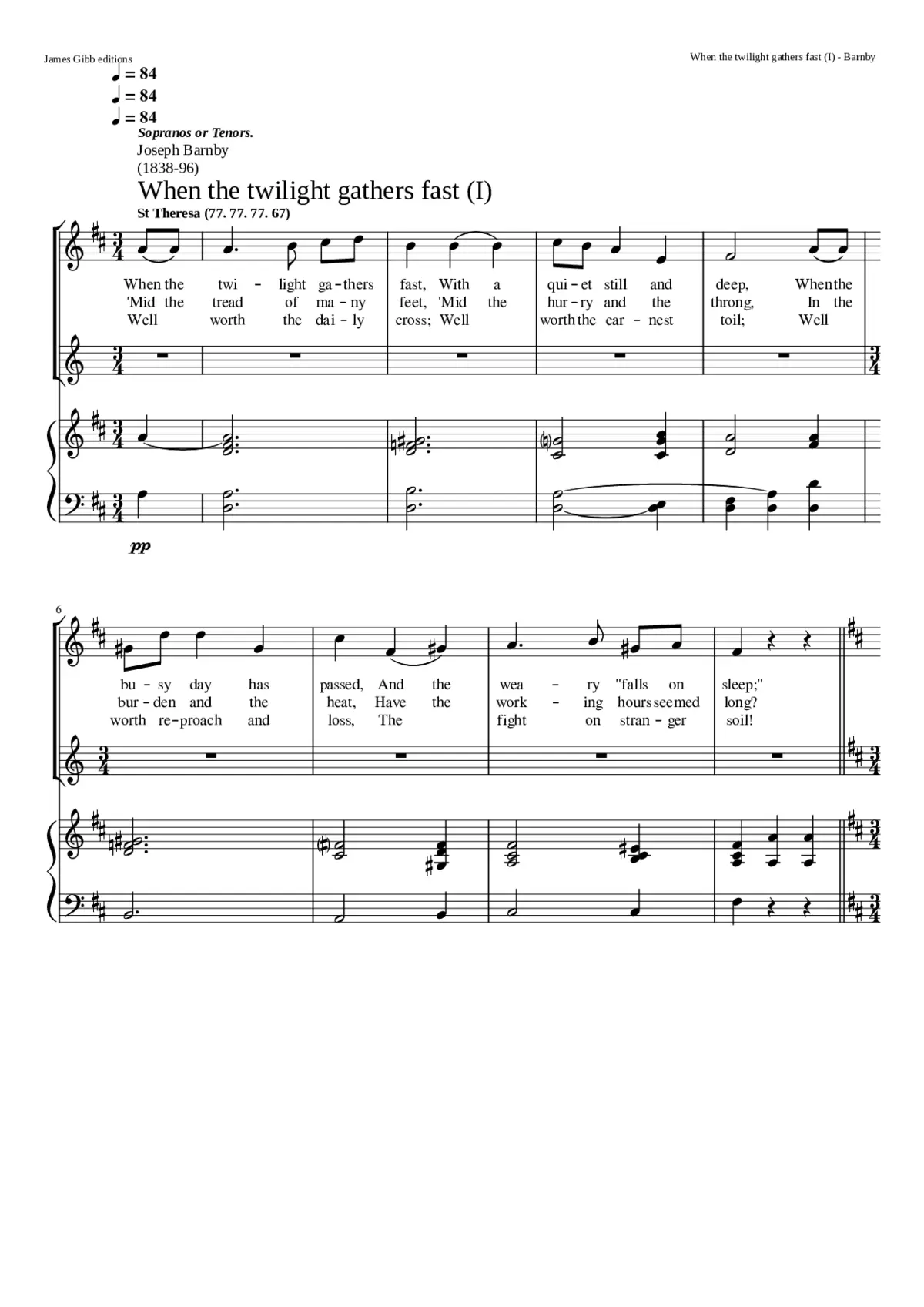 When the twilight gathers fast - Page 1