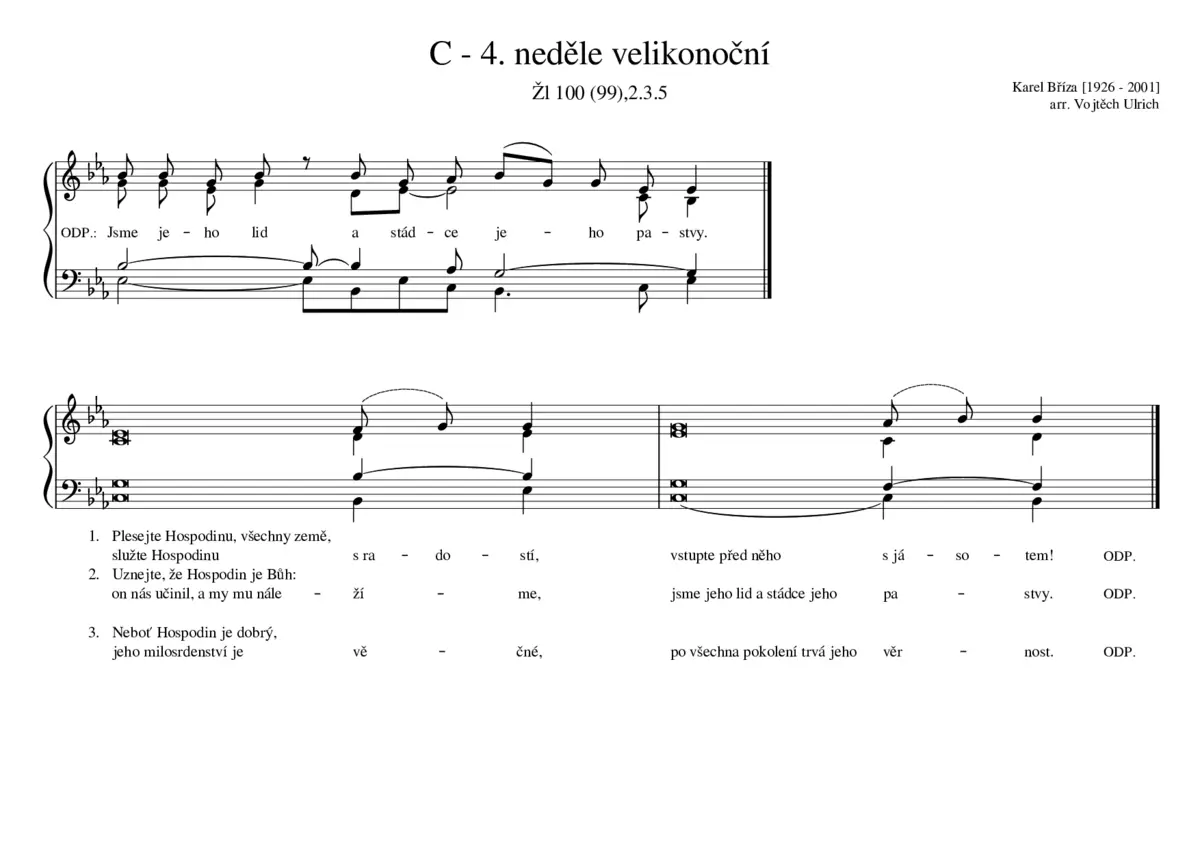 C - 4. neděle velikonoční - Page 1