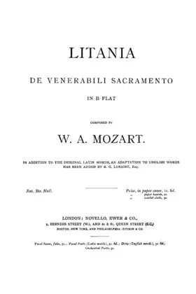 Litaniae de venerabili altaris sacramento