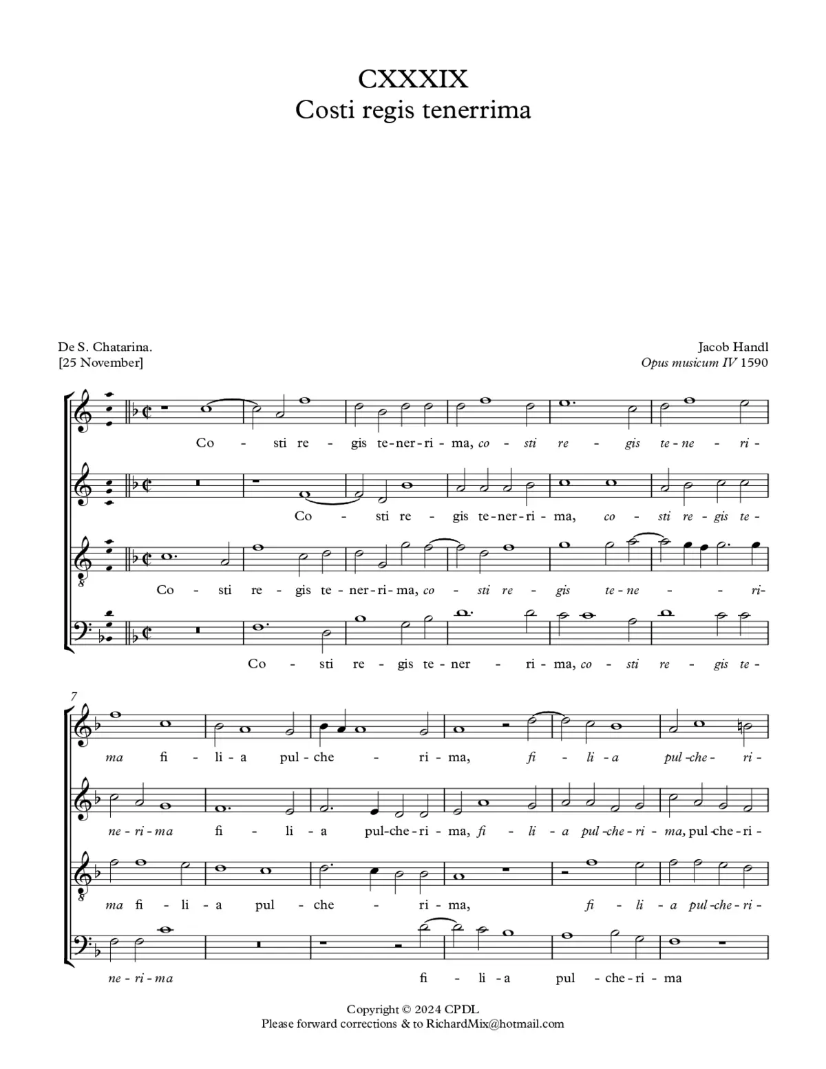 Costi regis tenerrima - Page 1