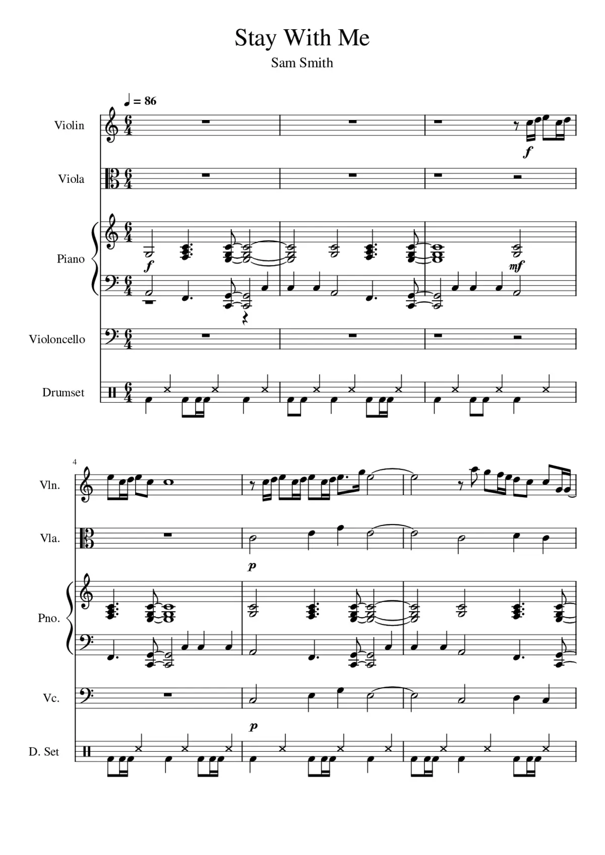 stay with me - Page 1