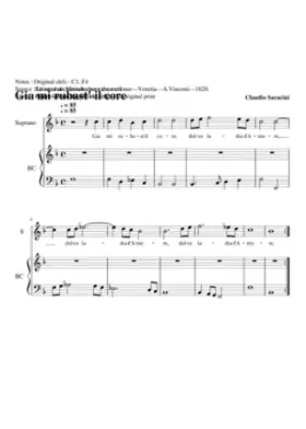 Gia mi rubast' il core