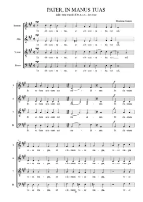 Pater, in manus tuas
