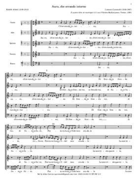 Aura, che errando intorno