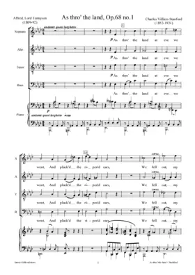 As thro' the land, Op. 68:1