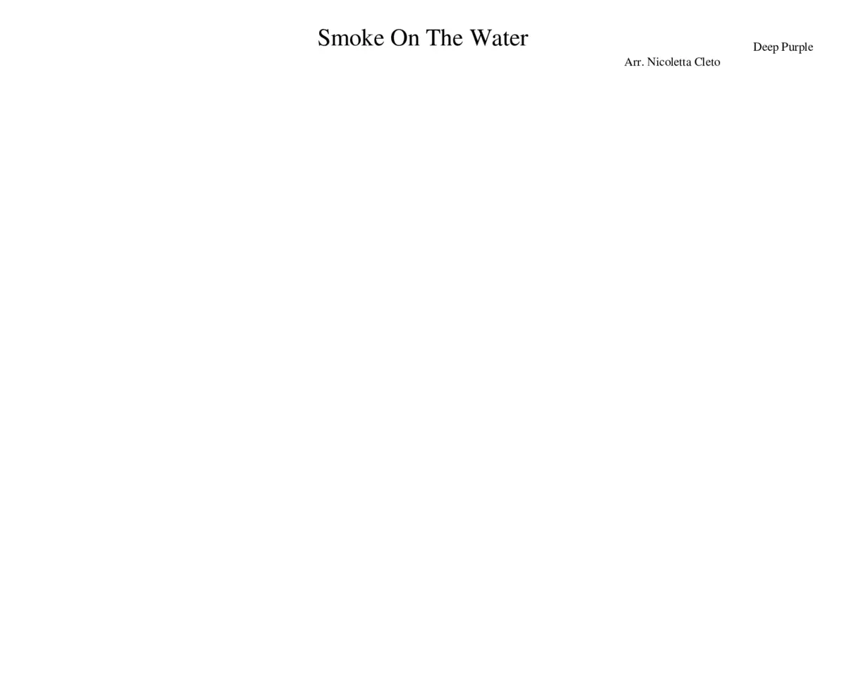 smoke on the water - Page 1