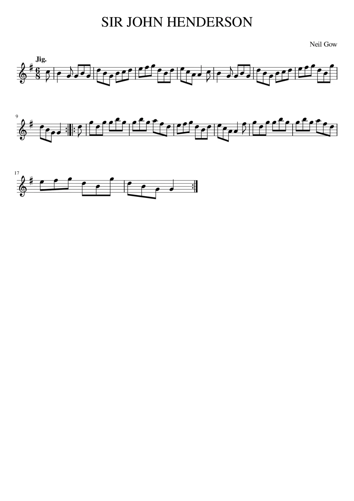 SIR JOHN HENDERSON - Page 1