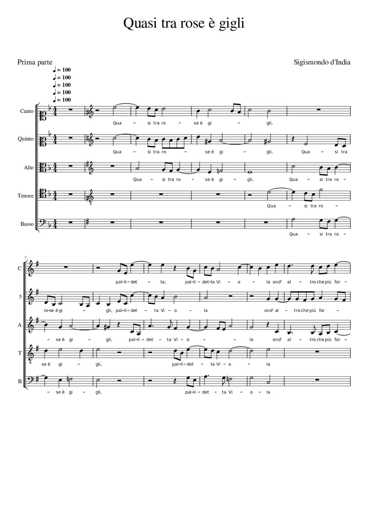 Quasi tra rose è gigli - Page 1