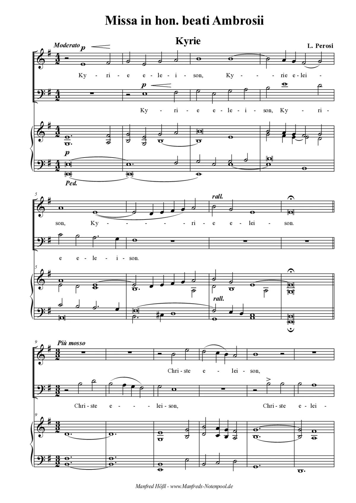 Missa Ambrosii ad 2 voces inaequales - Page 1