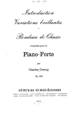 Introducttion Variations Brillantes et Rondeau de Chasse