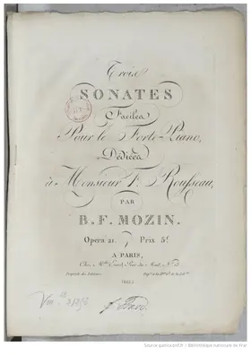 3 Sonates faciles