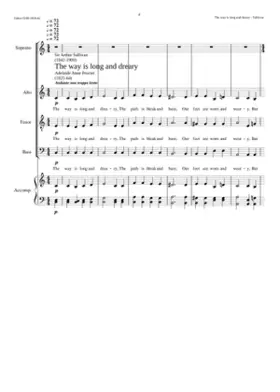 The way is long and dreary