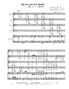 Alles hat seine Zeit