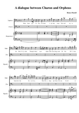 A dialogue between Charon and Orpheus