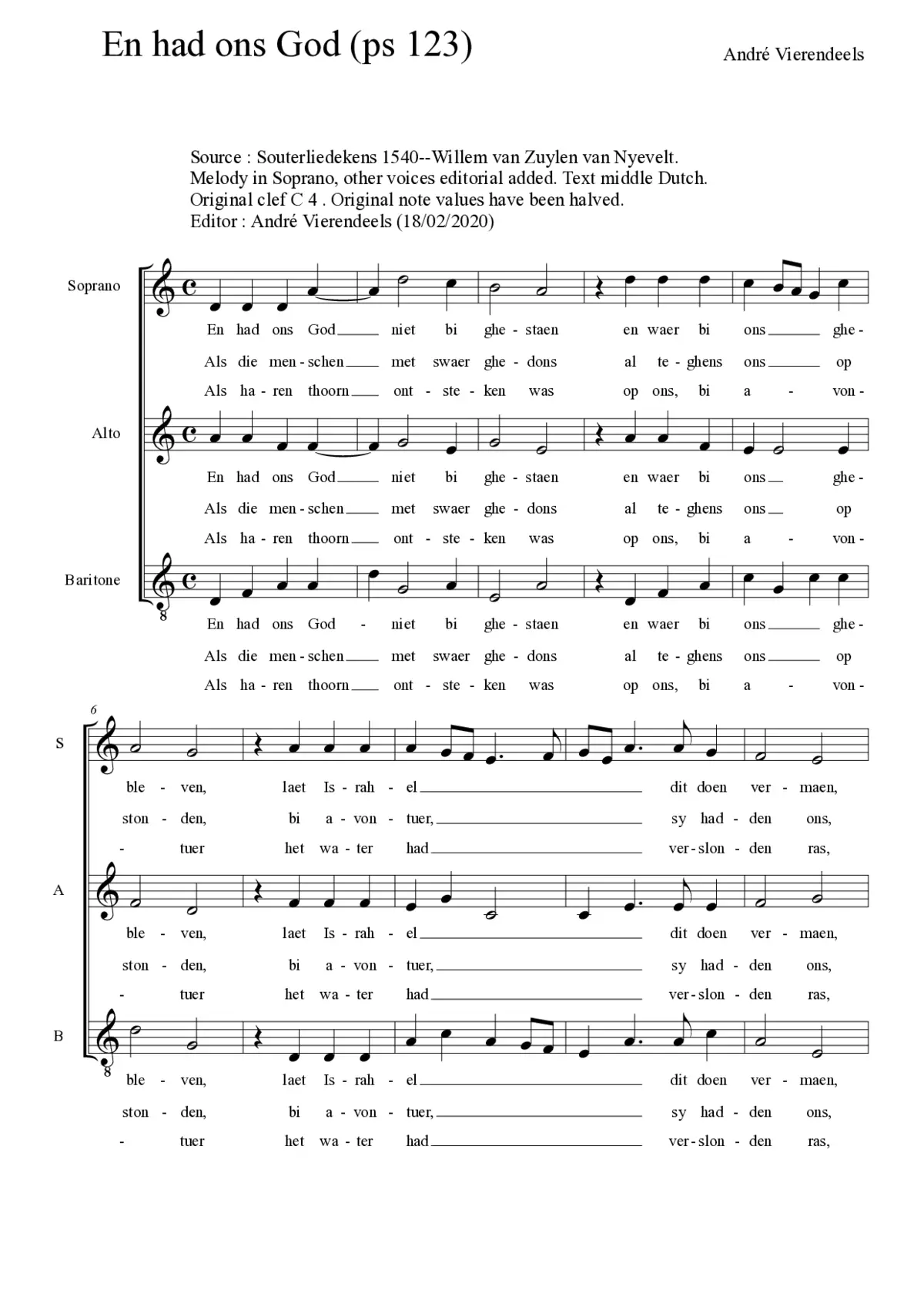 En had ons God - Page 1