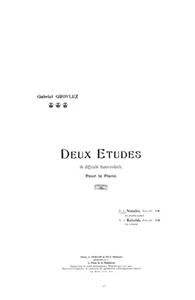 2 Etudes de difficulté transcendante