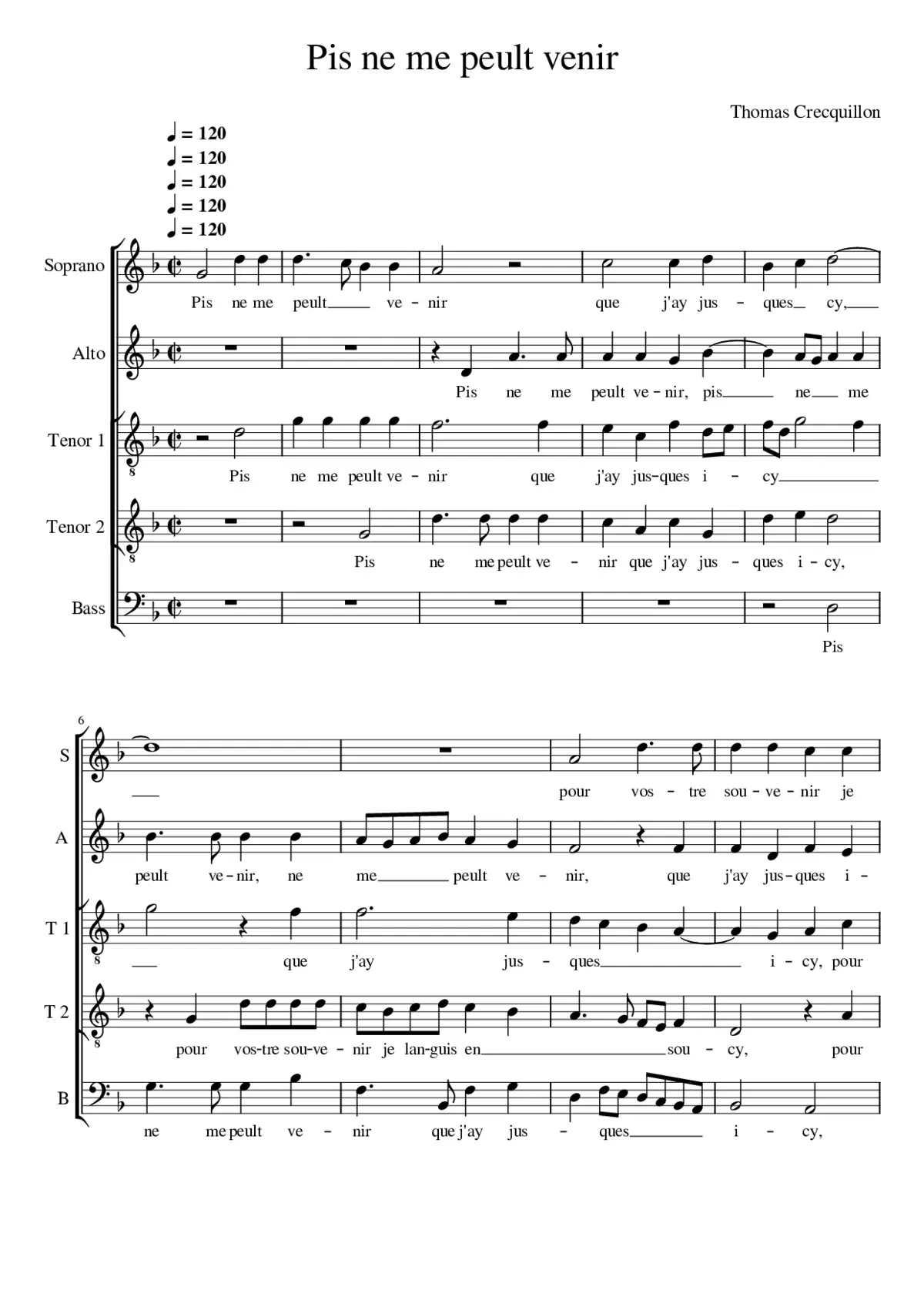 Pis ne me peult venir - Page 1