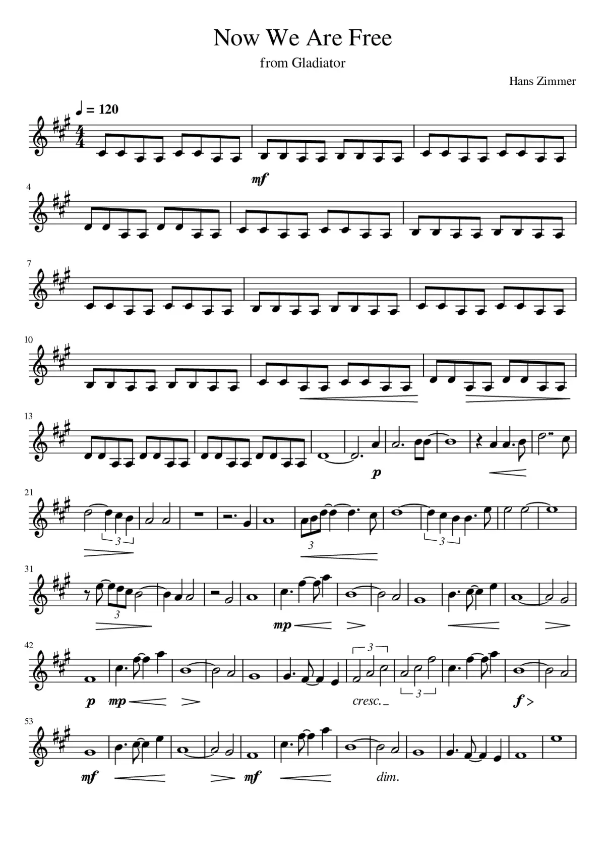 gladiator - now we are free - Page 1