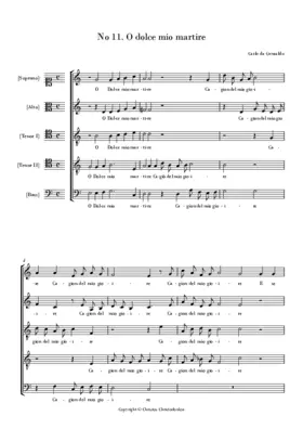 O dolce mio martire