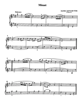 Minuet in G major