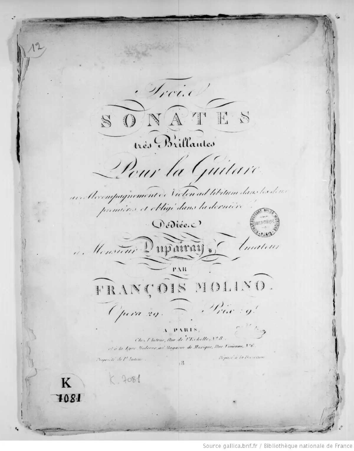 3 Sonates très brillantes - Page 1