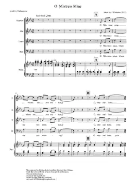 O mistress mine