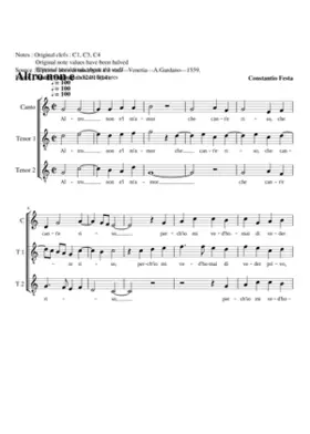 Altro non è'l mi'amor