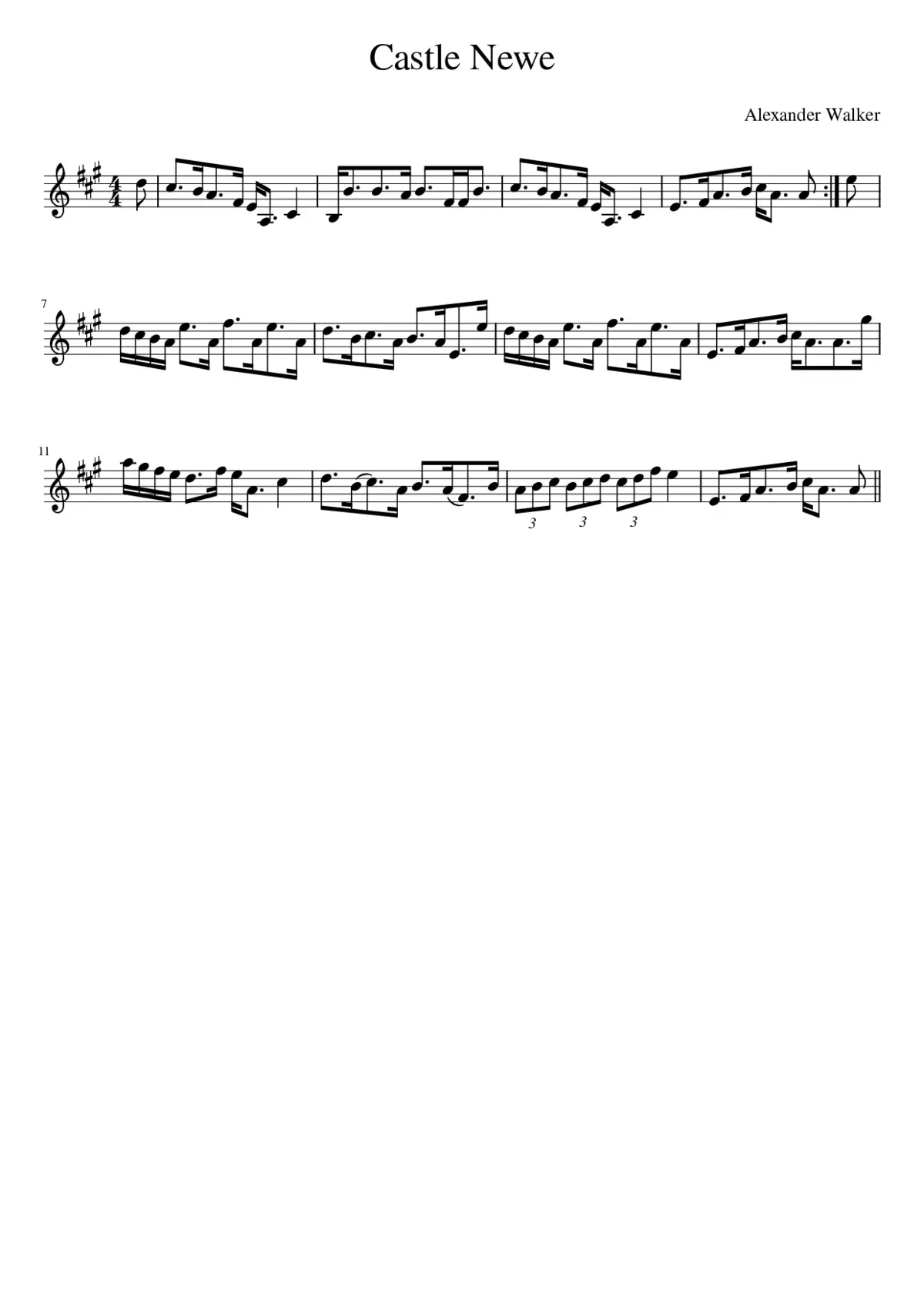 Castle Newe - Page 1