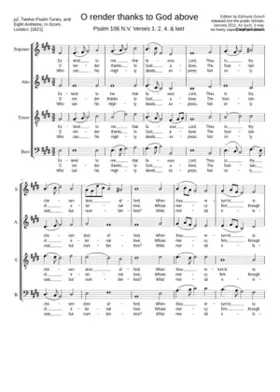 O render thanks to God above