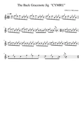 The Back Gracenote Jig CYMRU