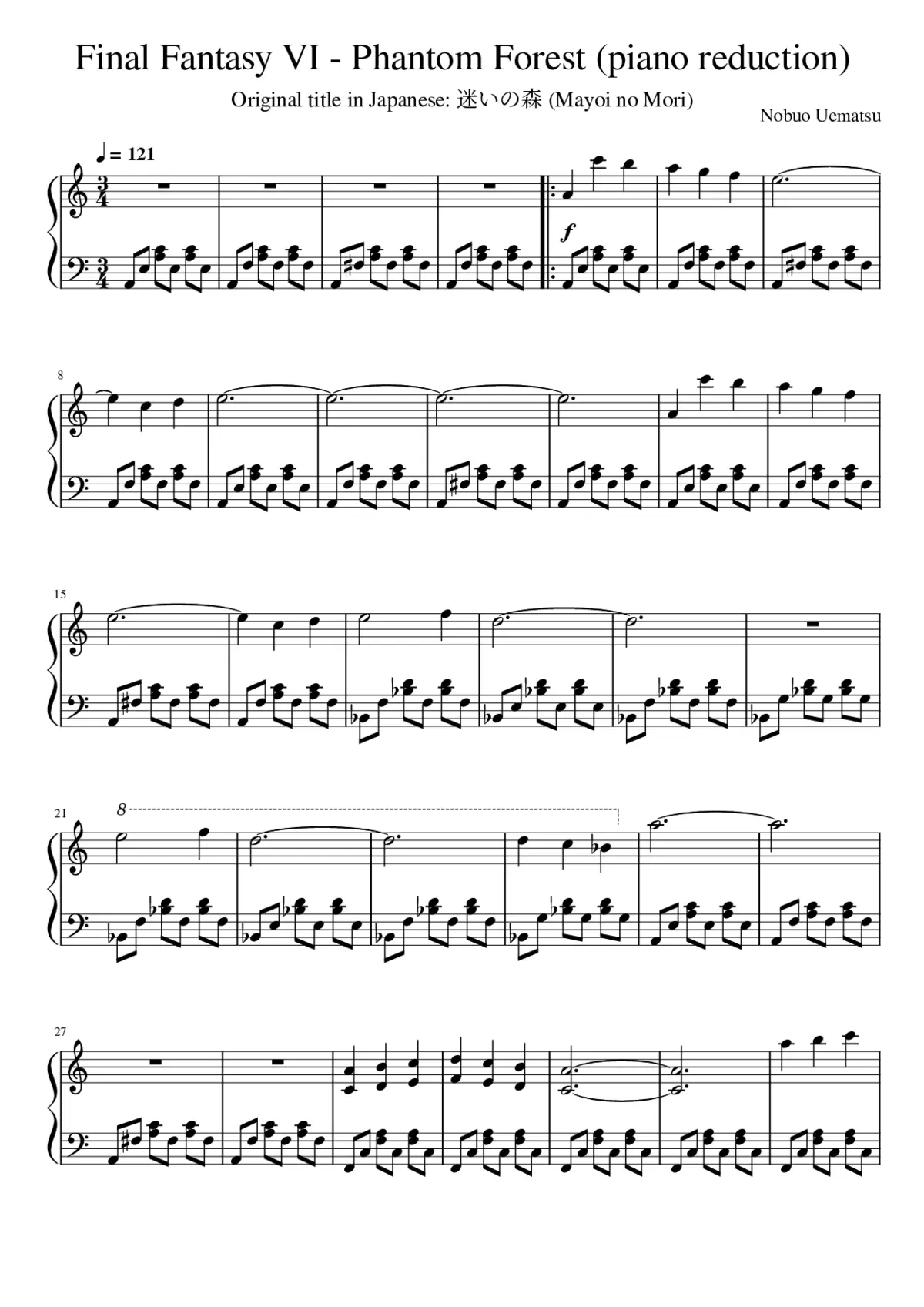 Final Fantasy VI - Phantom Forest - Page 1