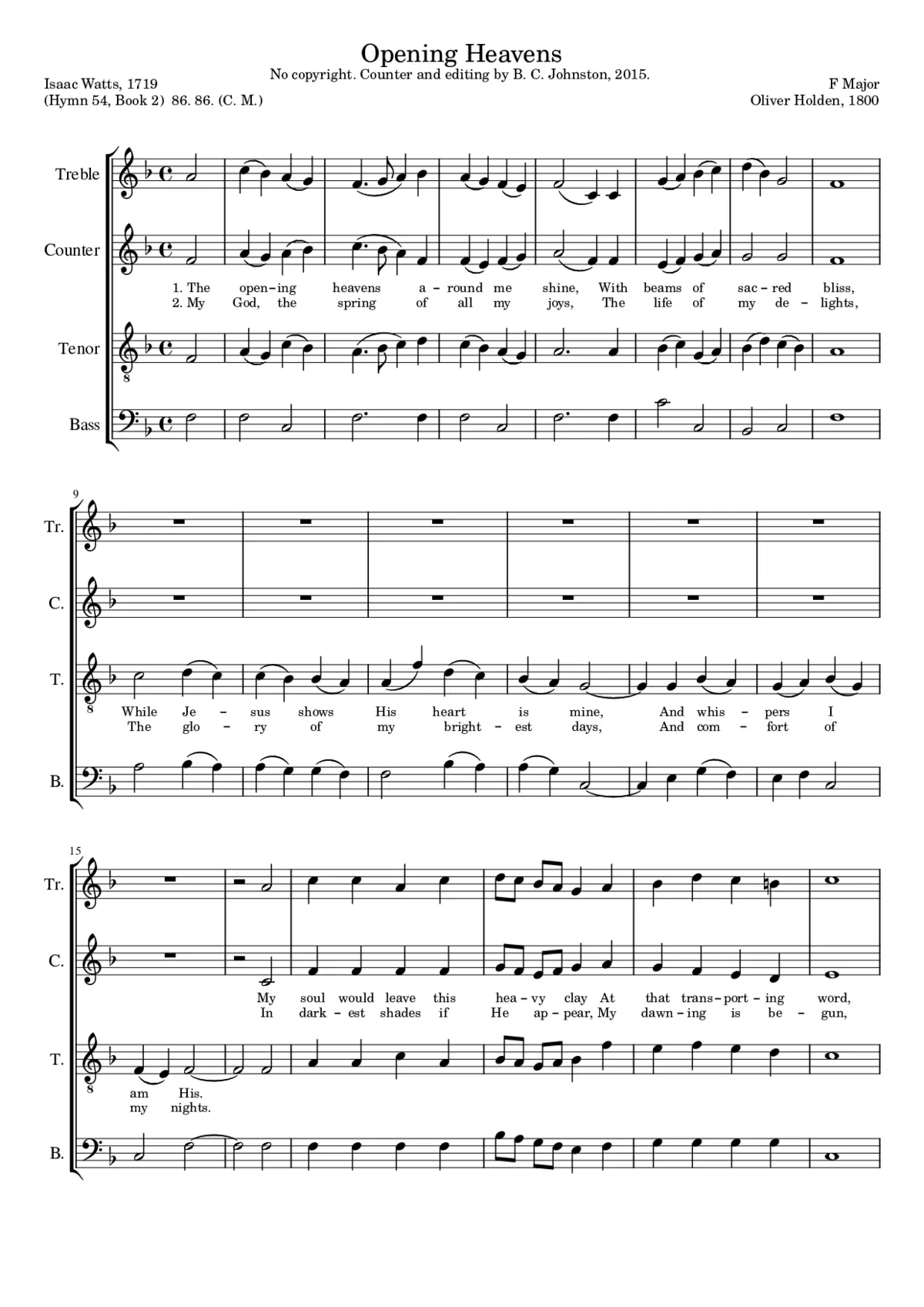 Opening Heavens - Page 1