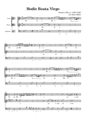 Hodie Beata Virgo