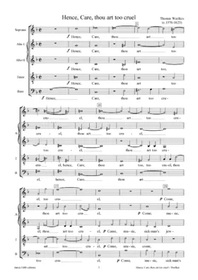 Hence Care, thou art too cruel