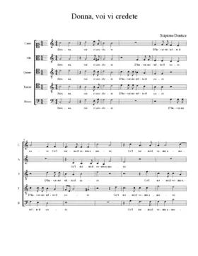 Donna, voi vi credete