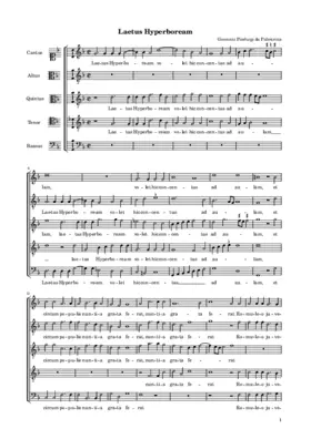 Laetus Hyperboraeam volet hic concentus