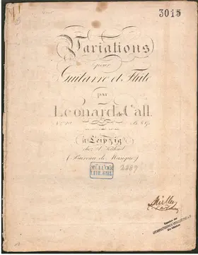 Variations pour Guitarre et Flûte