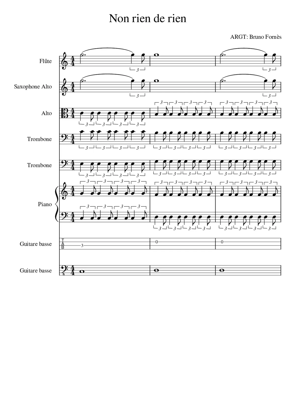 Non rien de rien - Page 1