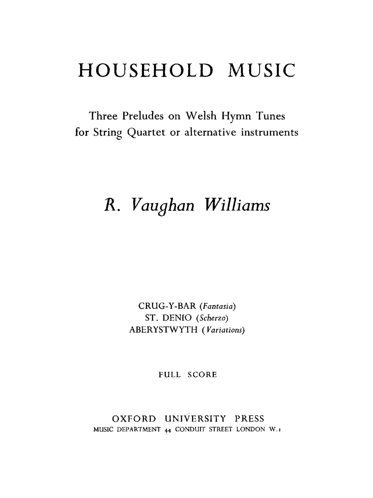 Household Music - Page 1