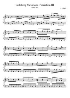 Goldberg-Variationen BWV 988