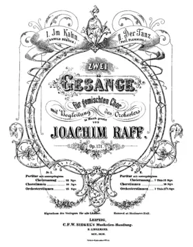 2 Gesänge für gemischten Chor