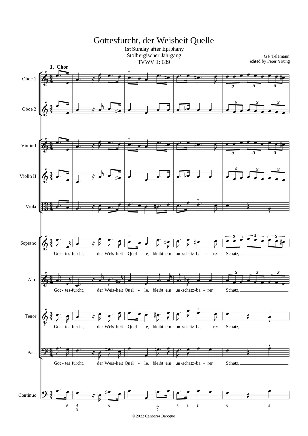 Gottesfurcht, der Weisheit Quelle - Page 1