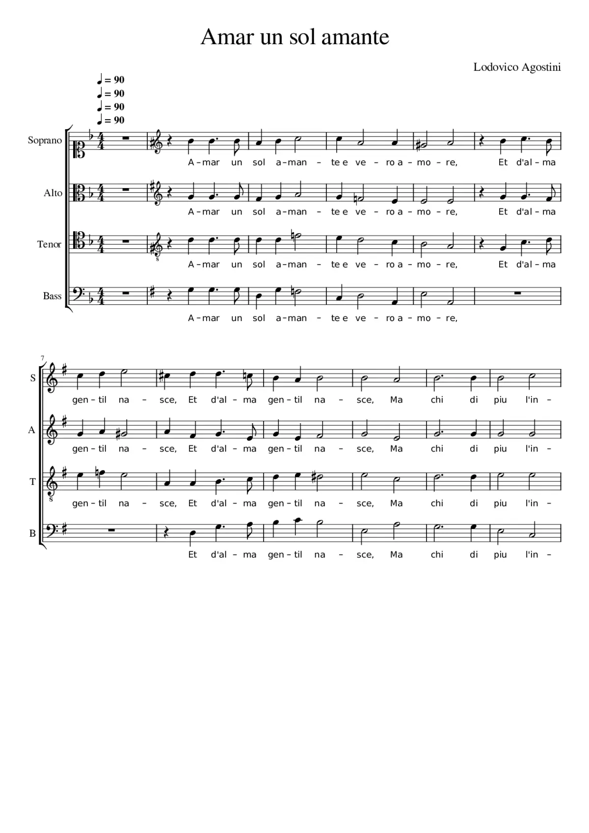 Amar un sol amante - Page 1